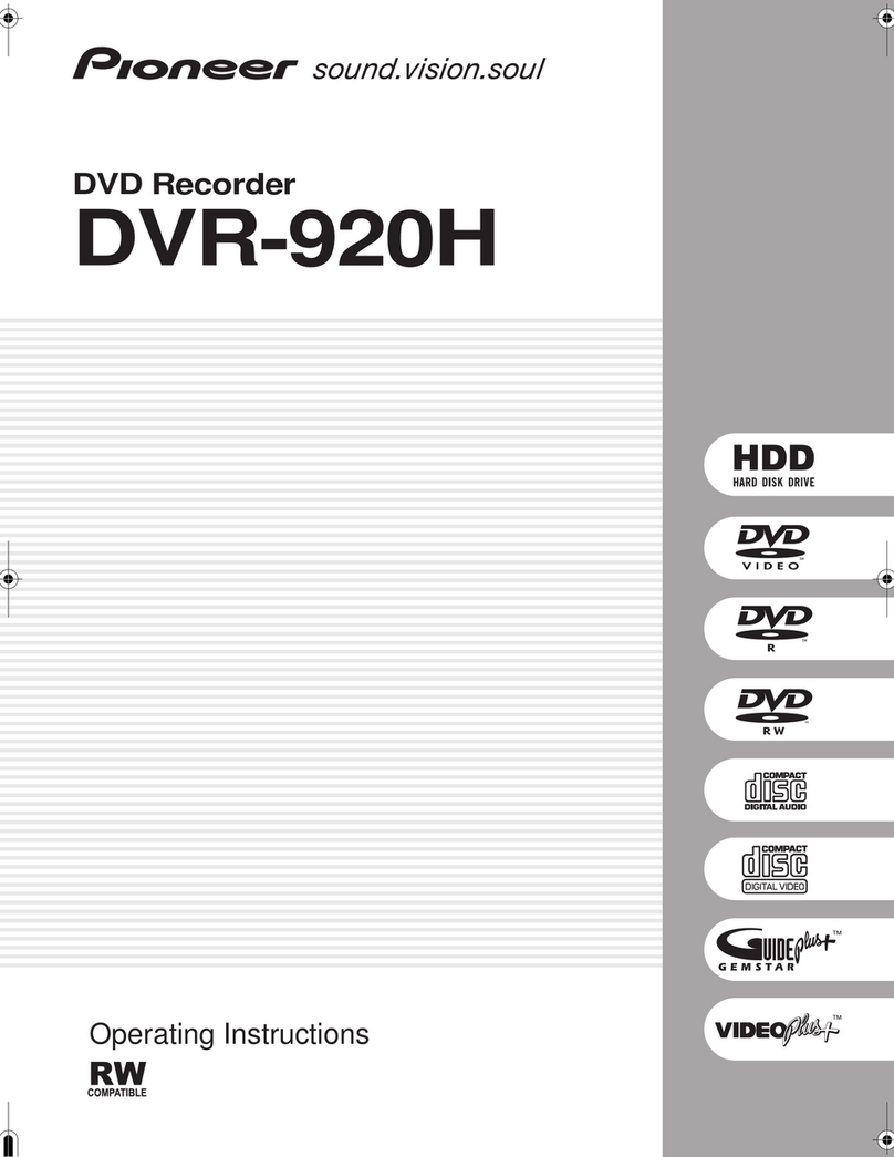 Pioneer DVR-920H User manual