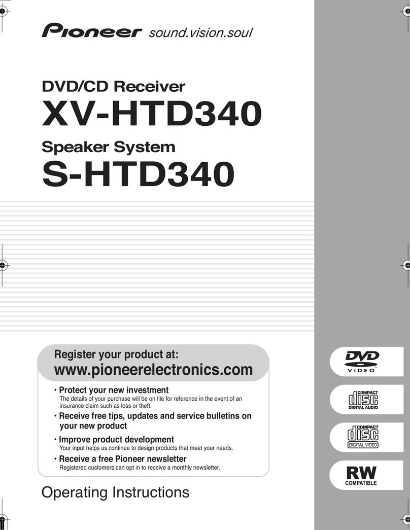 Pioneer S-HTD340 User manual
