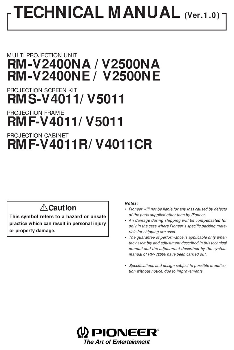 Pioneer RM-V2400NA User manual