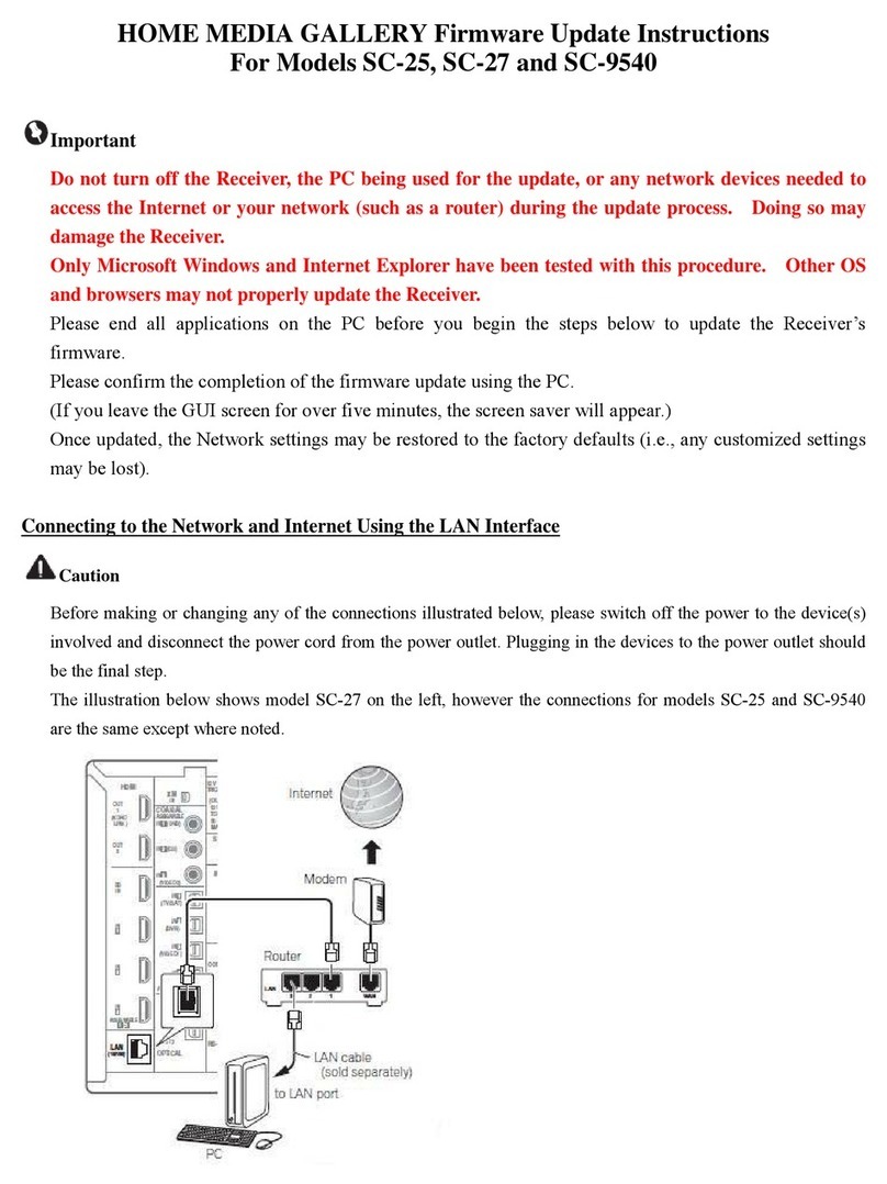 Pioneer Elite SC-25 Use and care manual