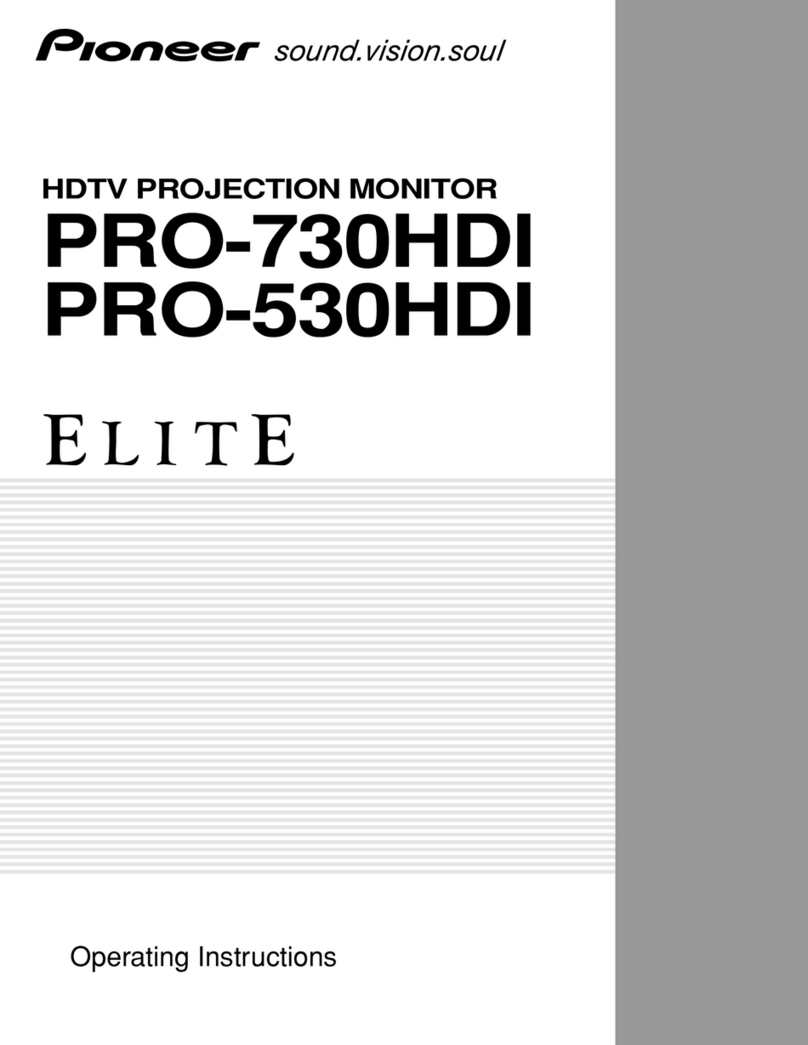 Pioneer Elite PRO-530HDI operating instructions