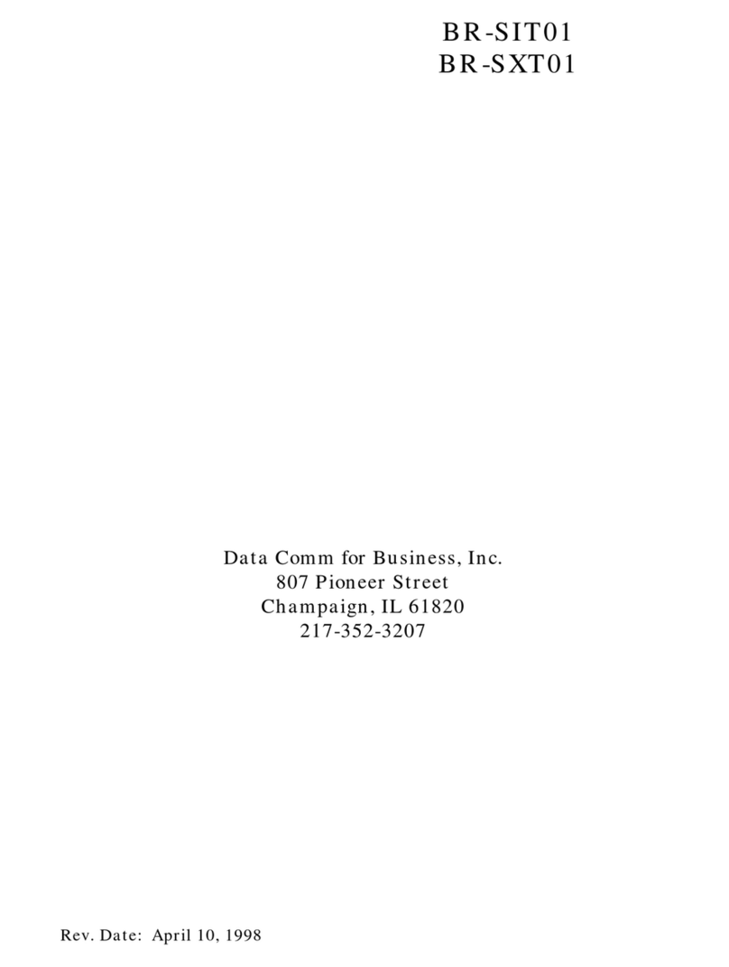 DataComm BR-SIT01 manual&nbsp;
