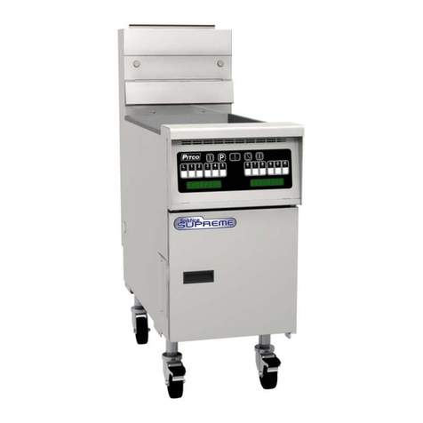 Pitco L20-378 Installation & operation manual