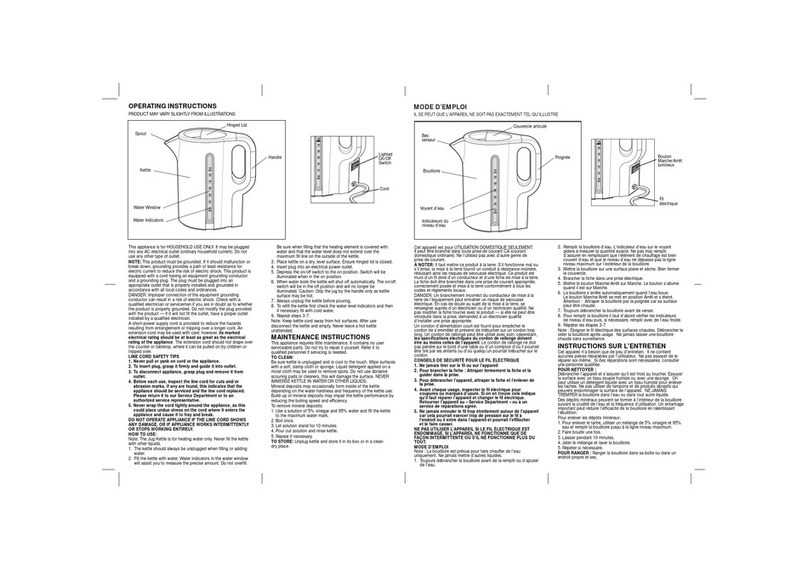 Windmere Creative touch E0006F User manual