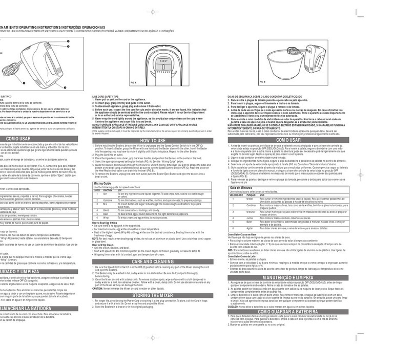 Windmere HX20 Use and care book