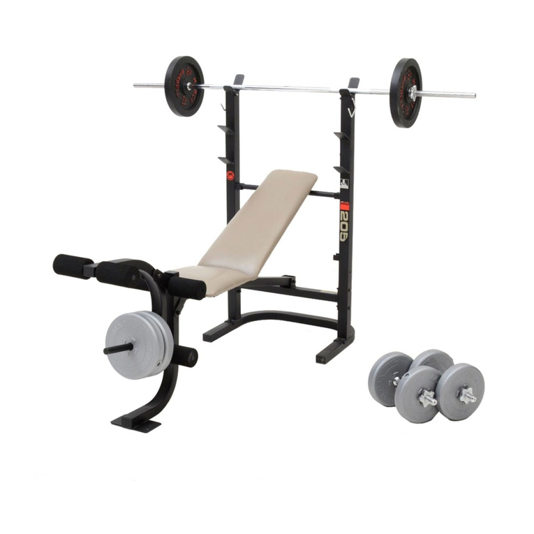 Weider Pro 205 user manual
