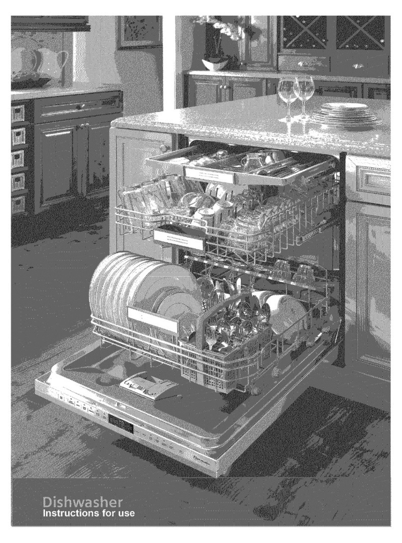 Thermador DWHD650GFP-18 User manual