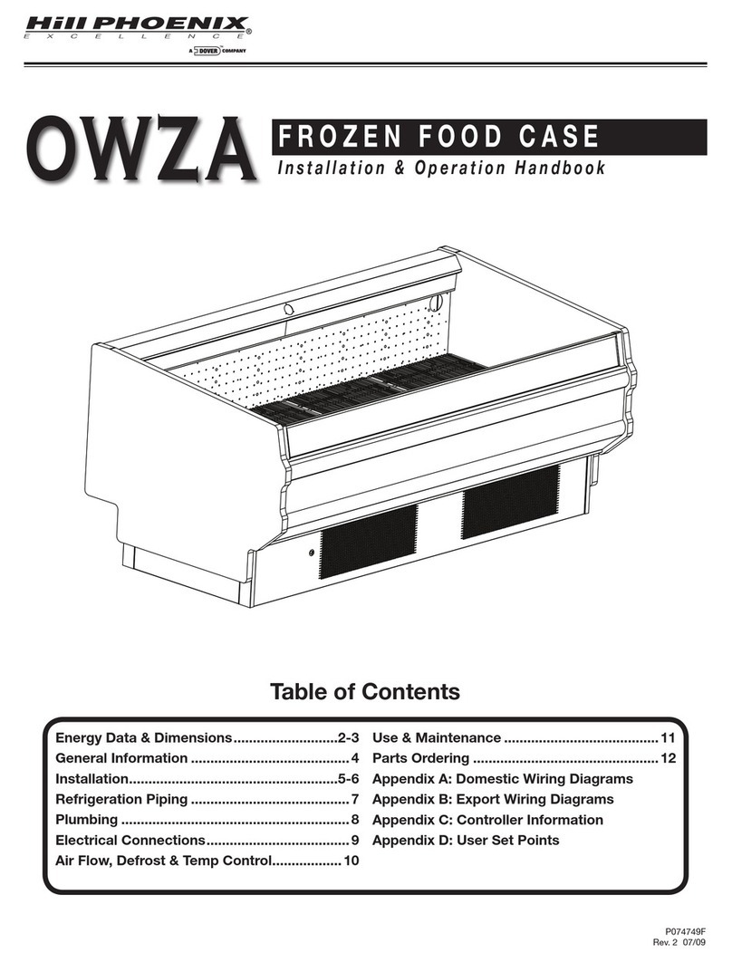 Hillphoenix OWZA P074749F Installation & operation handbook