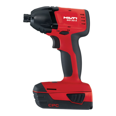 Hilti SIW 18-A User manual