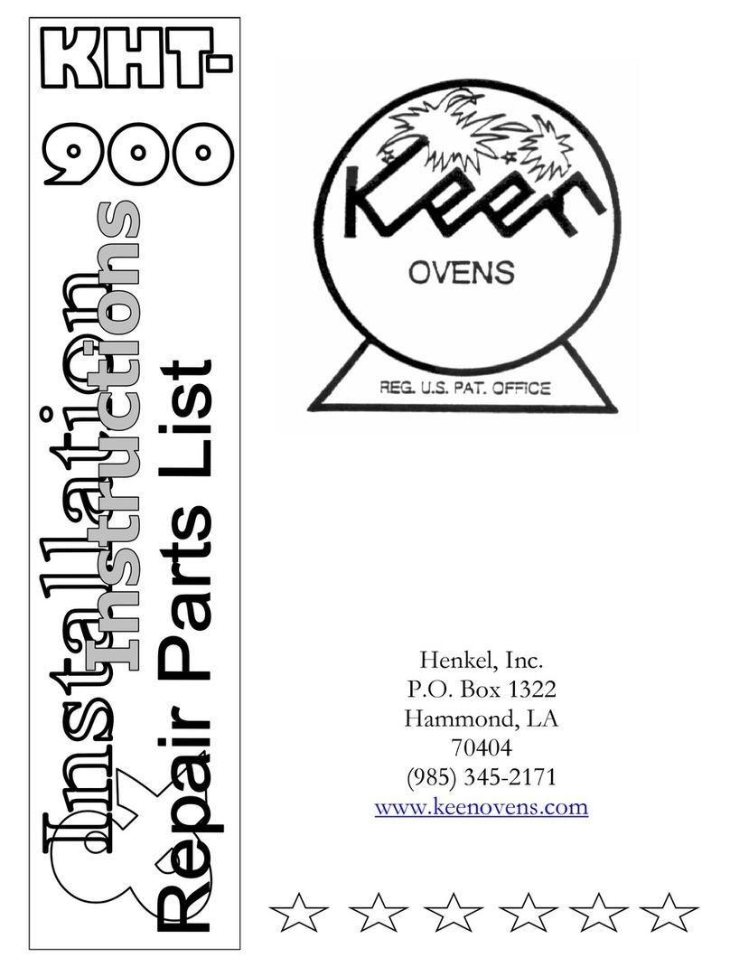 Henkel KHT-900 Installation instructions & repair parts list