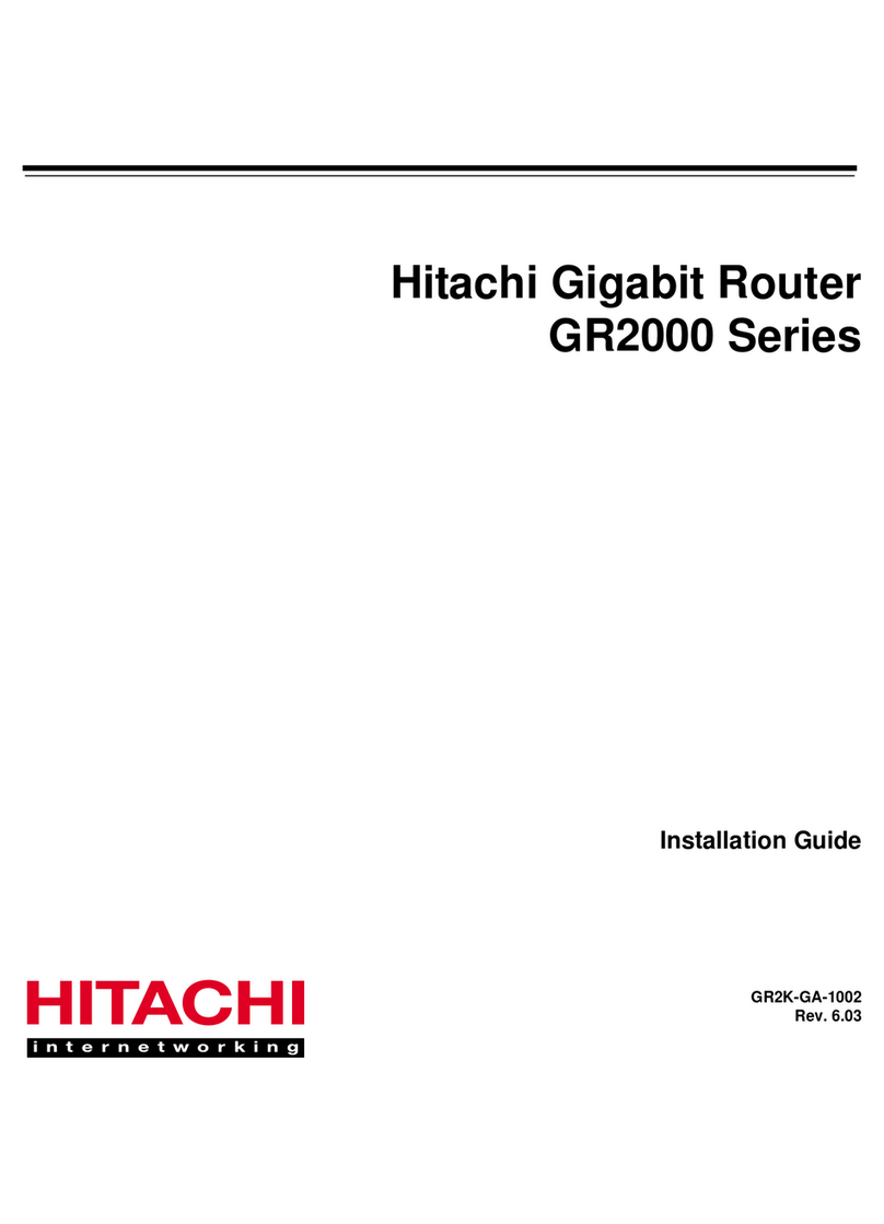 Hitachi GR2000 Series User manual