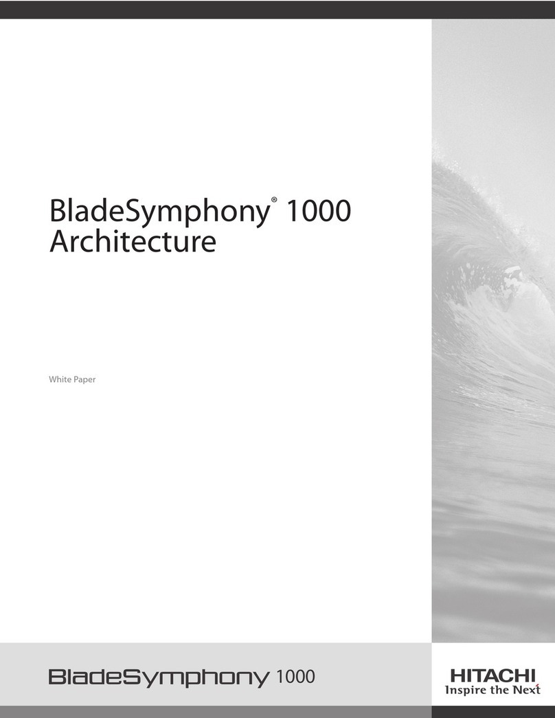 Hitachi BladeSymphony 1000 User manual
