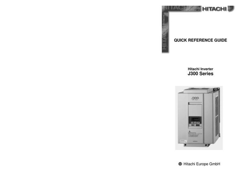 Hitachi J300 Series User manual