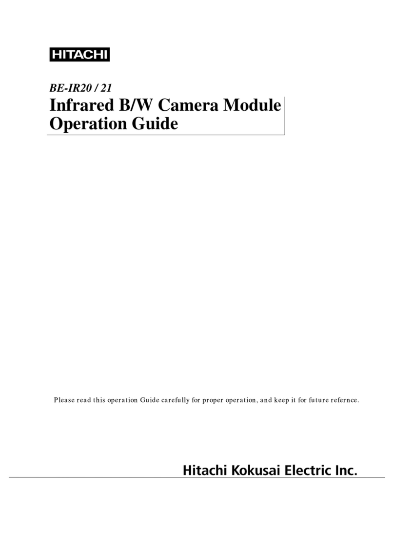 Hitachi BE-IR20 Operation guide