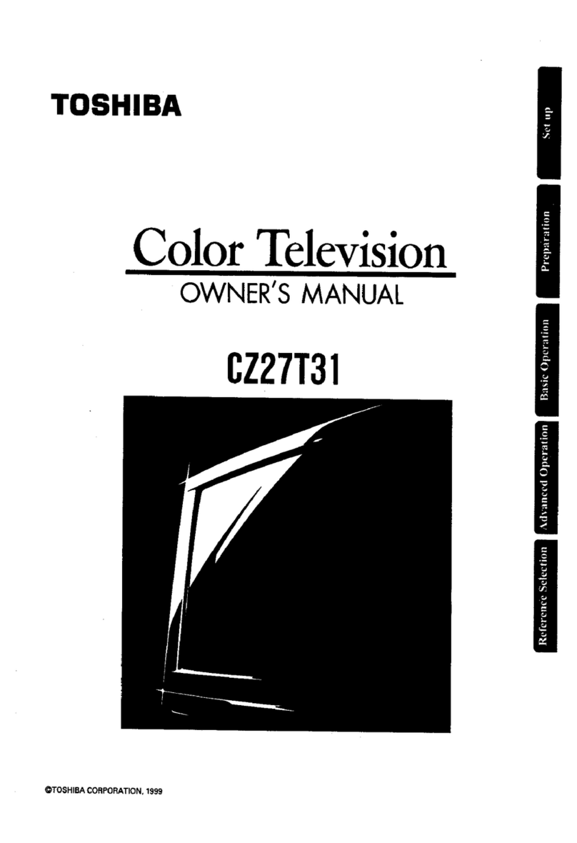 Toshiba CZ27T31 User manual