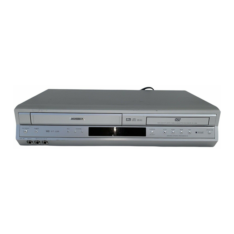 Toshiba SD-V392 - DVD/VCR Combo owner's manual