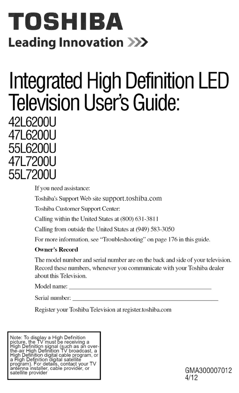Toshiba 55L7200U User manual