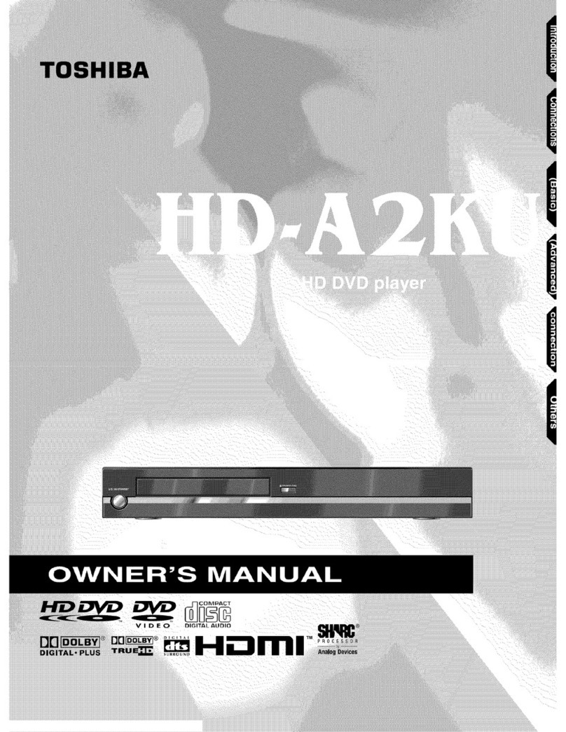 Toshiba HD-A2KU User manual