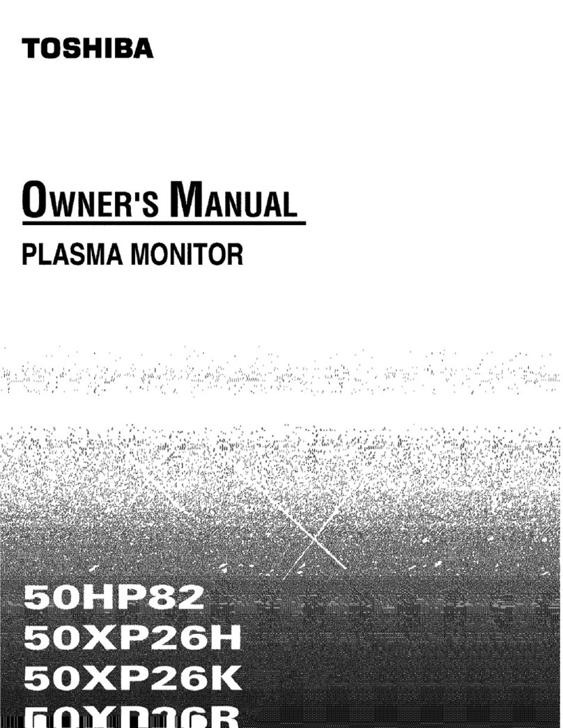 Toshiba 50XP26H User manual