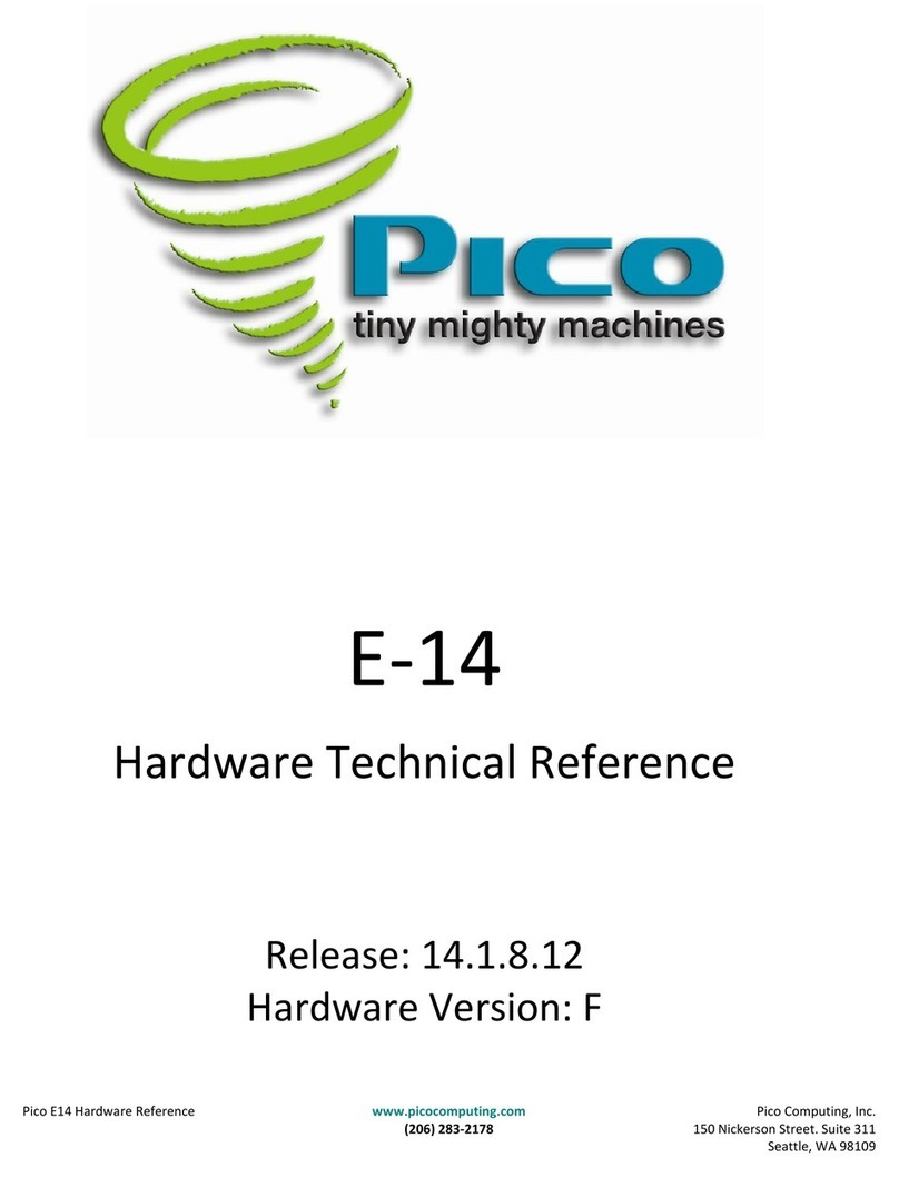 Pico Communications E-14 User manual