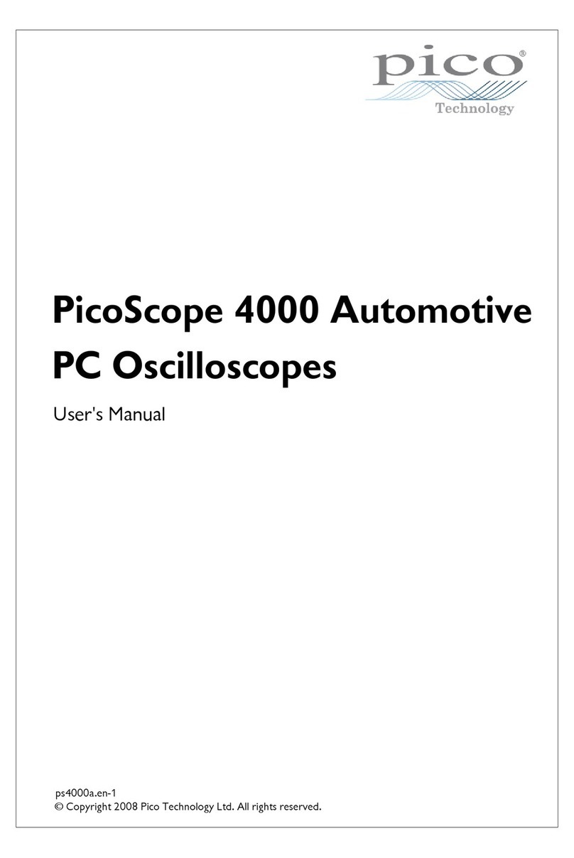 Pico Macom PicoScope 4000 Series user manual