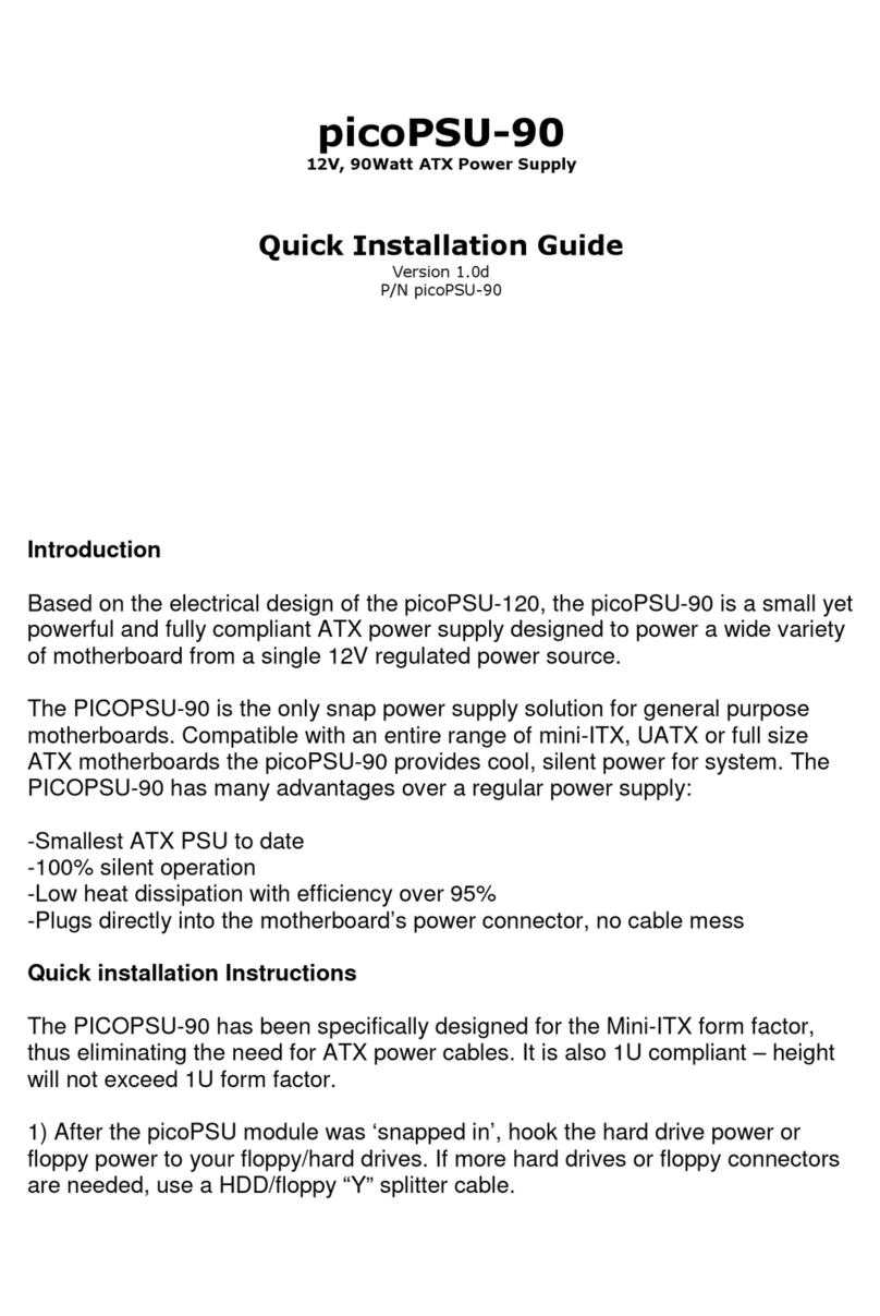 Pico Communications PICOPSU-90 User manual