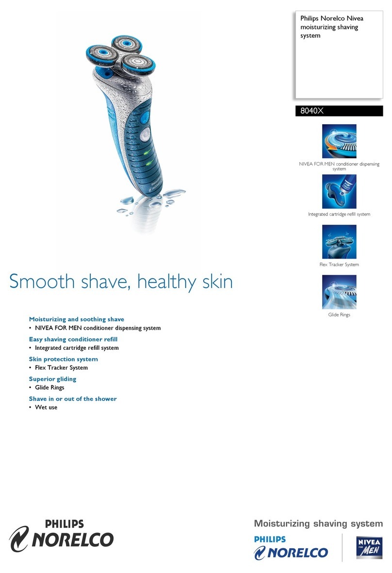Philips Norelco 8040X User manual