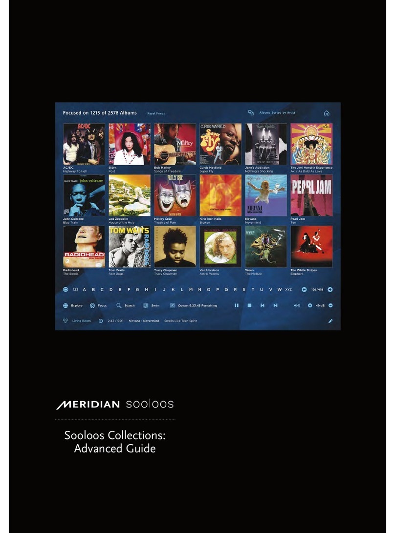 Meridian Sooloos Collections Advanced guide