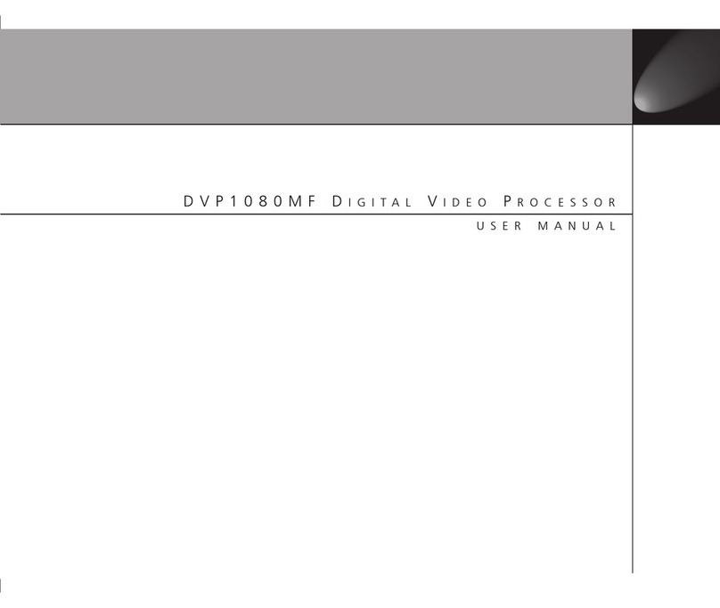 Meridian Faroudja DVP1080MF user manual