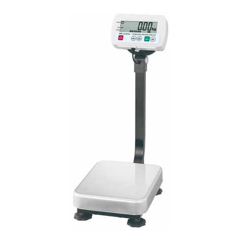 A&D SC-30KAM User manual