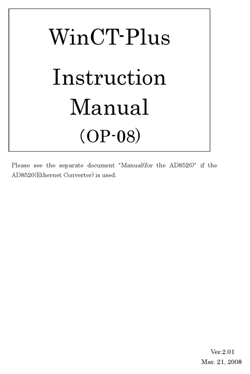 A&D WinCT-Plus instruction manual