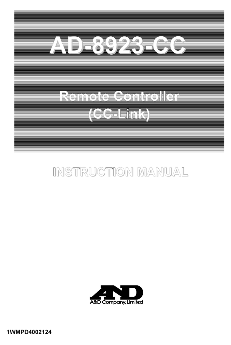 A&D AD-8923-CC instruction manual