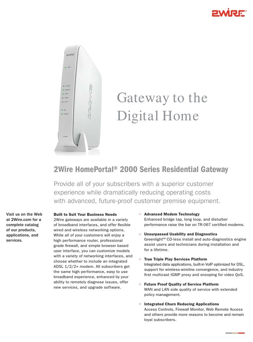 2-Wire 2701HG Series specification