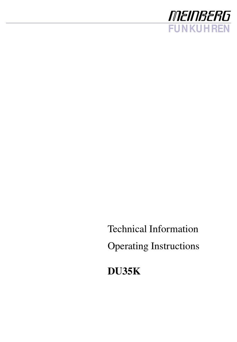 Meinberg FUNKUHREN DU35K User manual