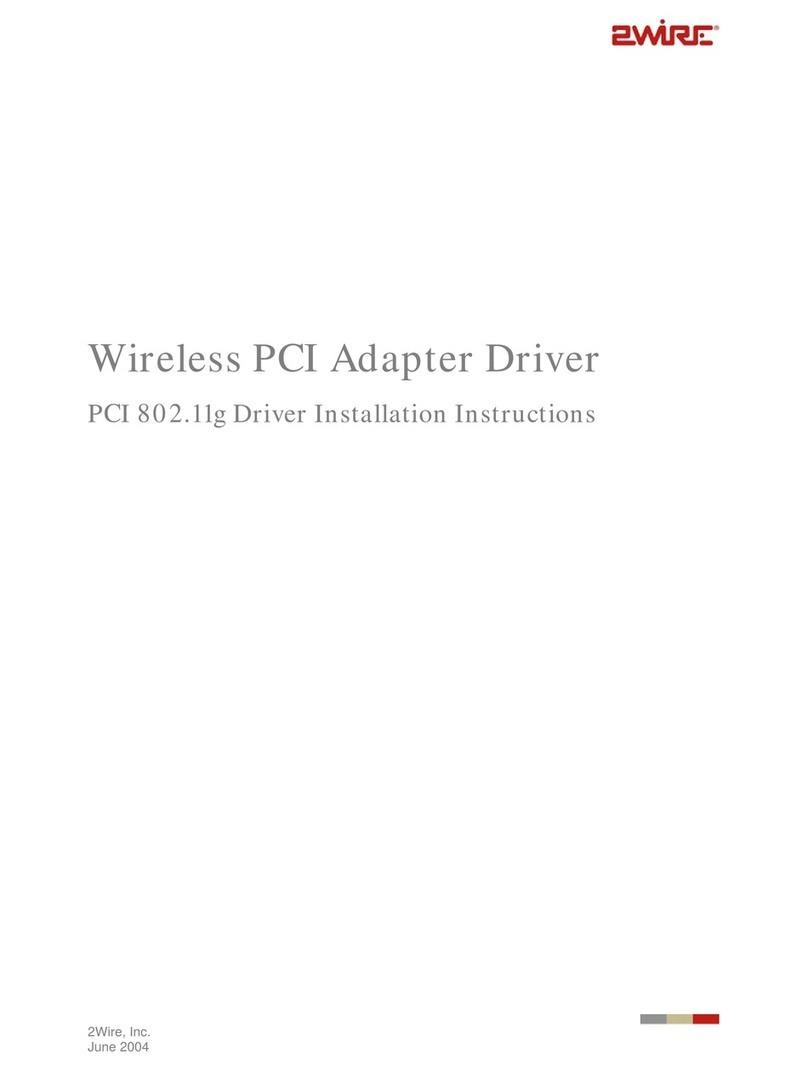 2-Wire Wireless PCI Adapter Driver User manual