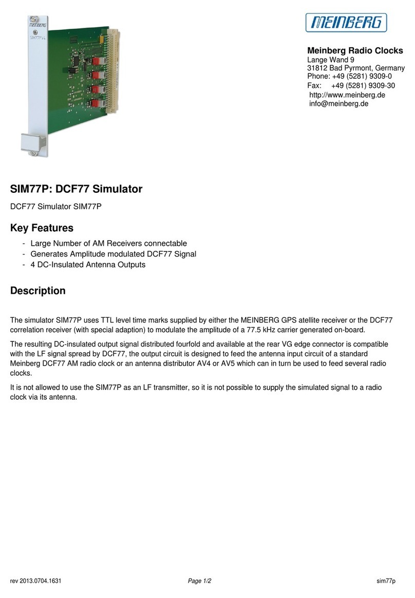 Meinberg SIM77P Characteristics