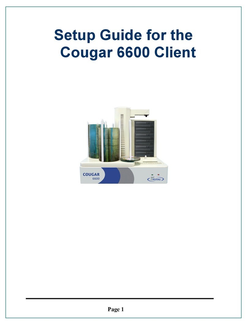 MF DIGITAL Cougar 6600 Client Setup guide