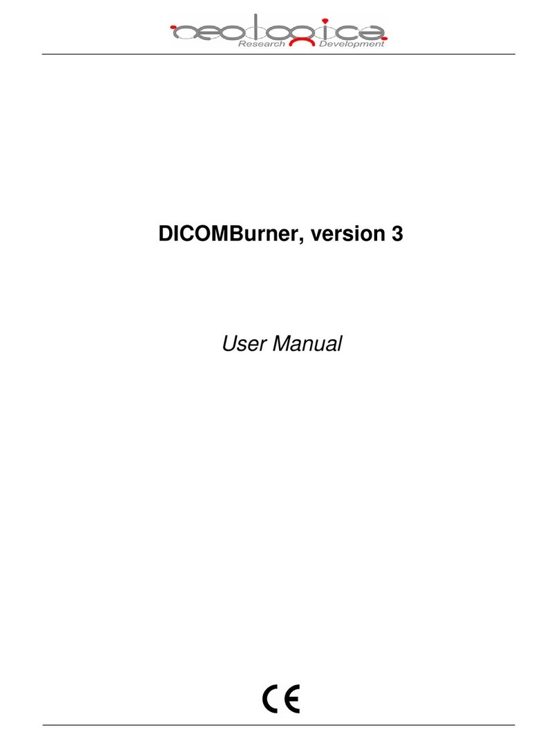 MF DIGITAL NeoLogica DICOMBurner user manual
