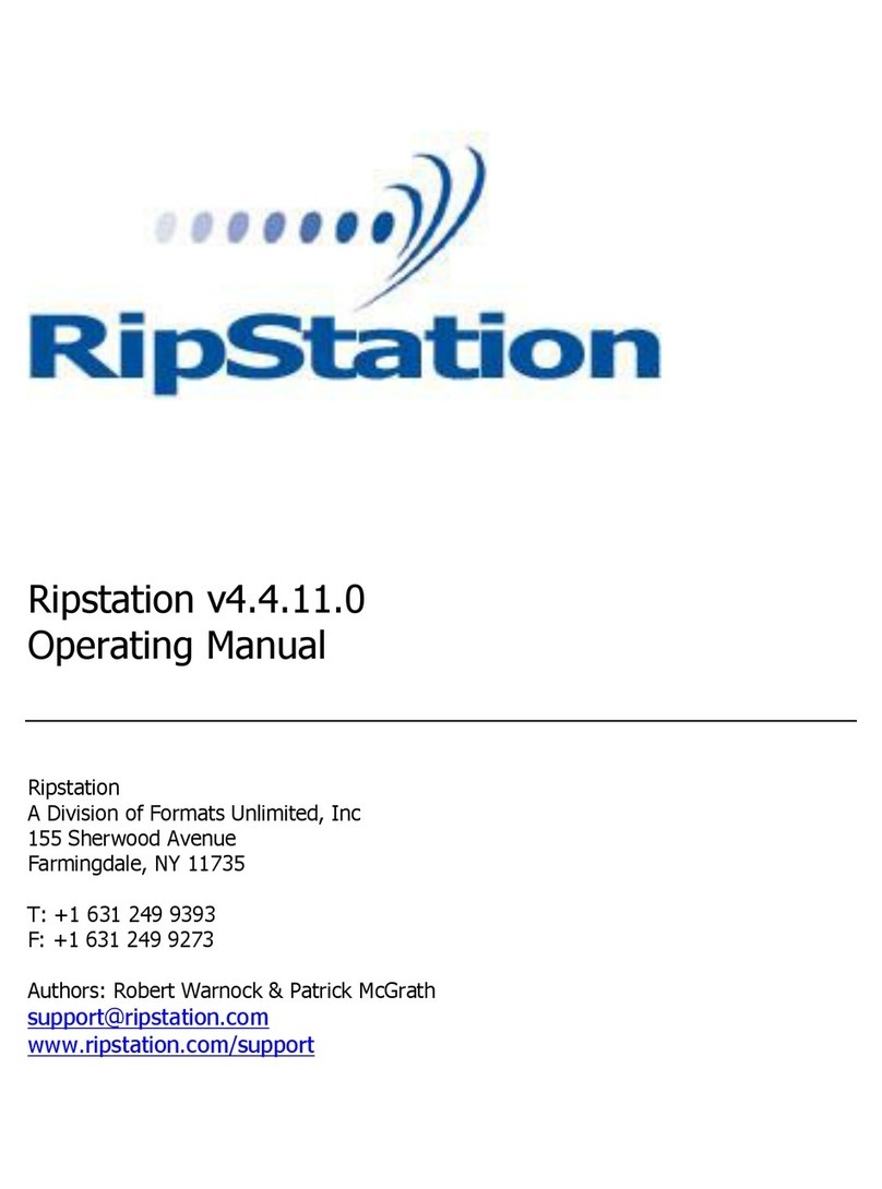 MF DIGITAL Ripstation v4.4.11.0 User manual