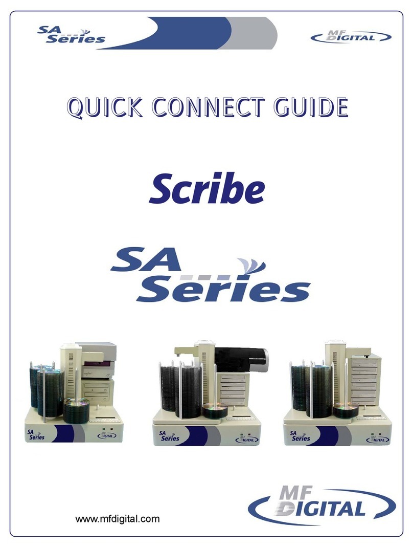 MF DIGITAL Scribe SA series Assembly instructions