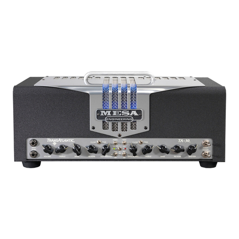 Mesa/Boogie Three Channel Dual & Triple Rectifier Solo... User manual