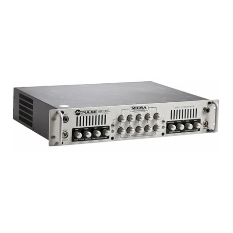 Mesa/Boogie M-PULSE User manual