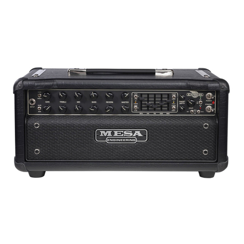 Mesa/Boogie Three Channel Dual & Triple Rectifier Solo... User manual