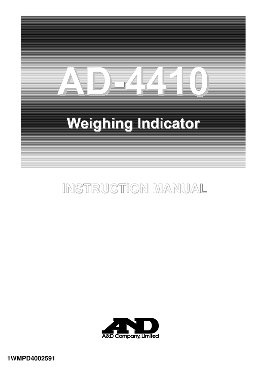 A&D AD-4410 User manual