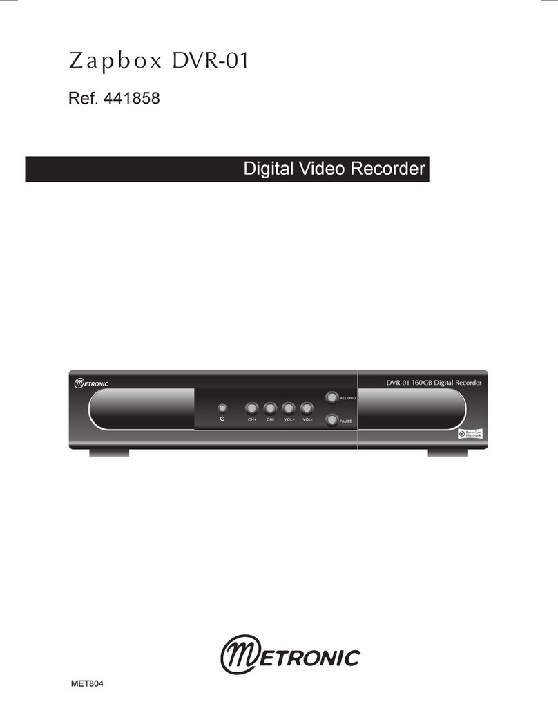 Metronic Zapbox DVR-01 manual&nbsp;