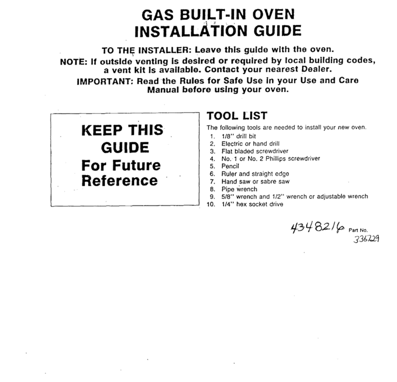 Maytag 336729 User manual