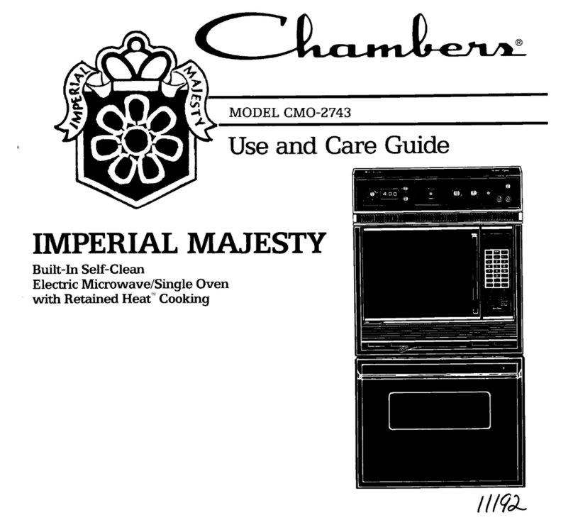 Maytag Chambers CMO-2743 User manual