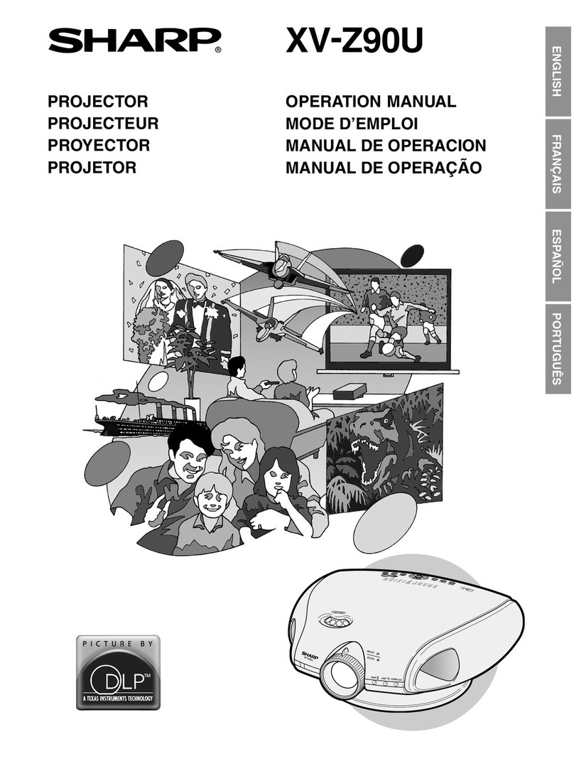 Sharp XV-Z90U User manual