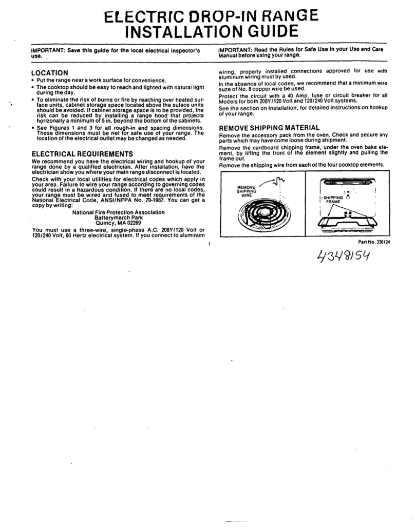 Maytag 336124 User manual