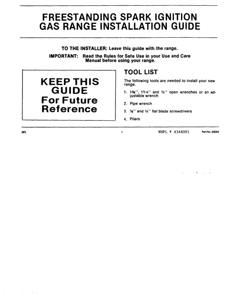 Maytag 335344 User manual
